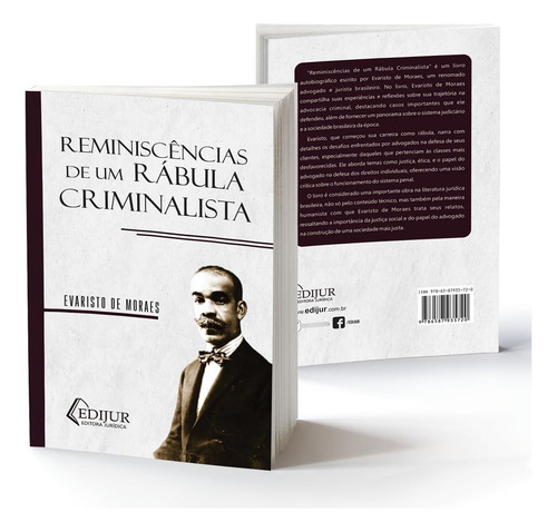 Reminiscências De Um Rábula Criminalista, De Evaristo De Moraes. Editorial Edijur, Capa Mole Em Português, 2025