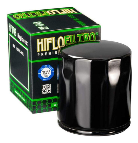 Hiflofiltro Filtro De Aceite Negro Premium Hf174b