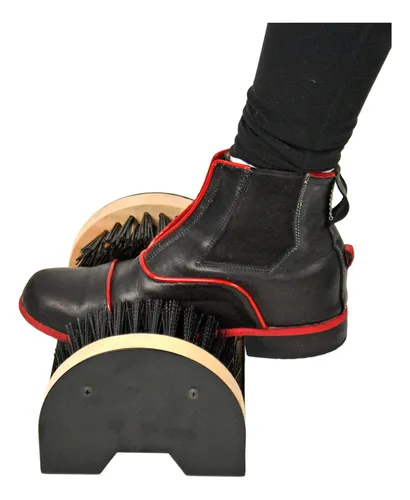 Home-x Cepillo Y Raspador Para Botas, Cepillo De Limpieza D.