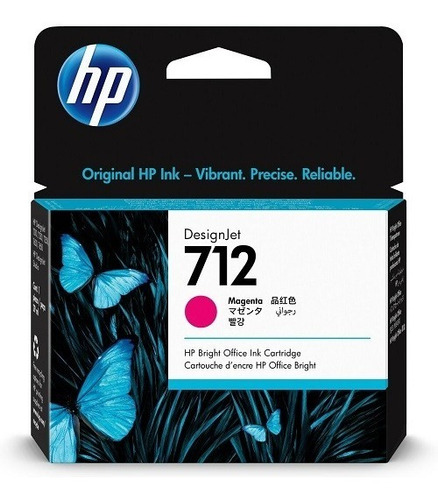 Cartucho Hp 712 Magenta Original 3ed68a