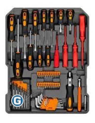 Maletín Portátil Set Herramientas Lusqtoff 245 Pz Juego Kit