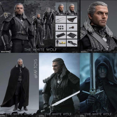 Geralt Rivia 1/6 Witcher Netflix Henry Caviil Hot Buzz Toys