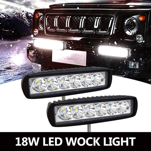 Skyworld 2 Piezas 6 Pulgadas 18 W Spot Led Leches Lecura Fog