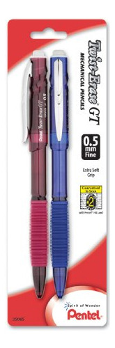 Lápiz Mecánico Pentel Twist-erase Gt (0.5 Mm), Barril De Col