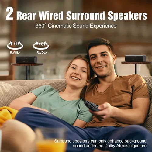 Barra De Sonido Hiwill Enhanced Dolby Atmos De 5.1.2 Canales