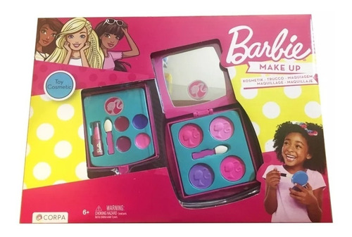 Barbie Set De Maquillaje Infantil Original
