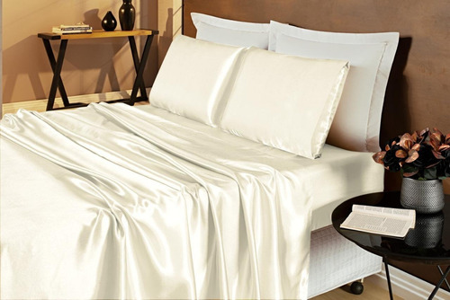 Roupa Cama Casal Super King Charmousse Seda Com Alto Brilho