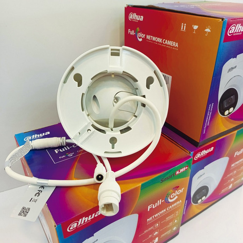 Camara Domo Dahua 4mp 2.8mm Full Color Ip Poe Ir30m Ip67 Mic