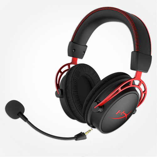 Auriculares gamer HyperX Cloud Alpha HX-HSCA black y red