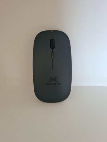 Mouse Sem Fio Bluetooth Recarregável H'maston E-1300 Pro Led Cor Cinza