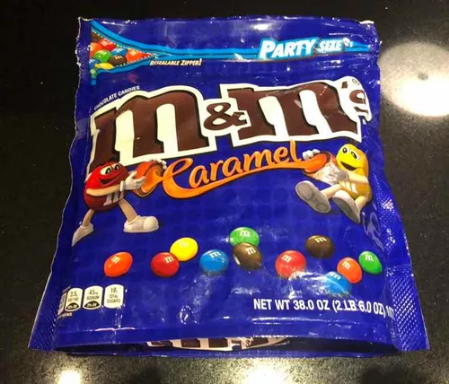 M&ms Caramelo Mms Chocolate 1kg- Novo- Maior Pacote