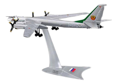Modelo De Avión Bombardero De Tu-95 A Escala 1:200 Rusia
