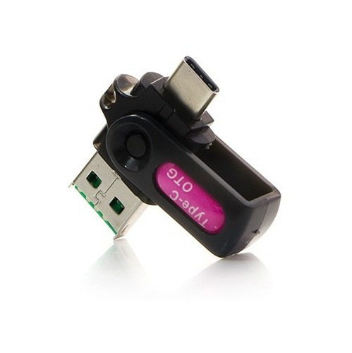 Usb Tipo C Micro Sd Tf Otg Adaptador Lector De Tarjeta