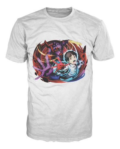 Camiseta Evangelion Asuka Eva Nerv Anime Personalizable 78