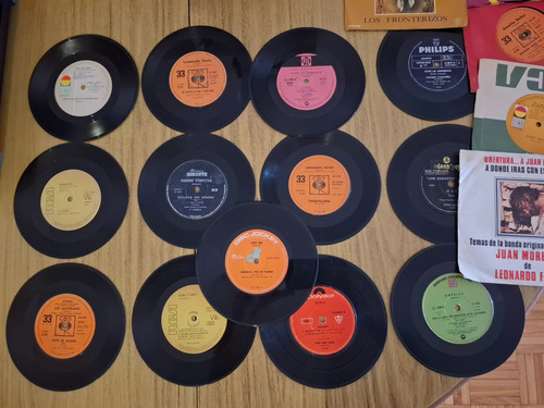 Lote 18 Discos Vinilo 33 45 Simples Favio Vox Dei Alma Vida (Usado)