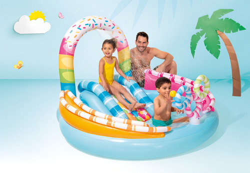 Piscina inflable Candy Fun de Intex para niños, 165 l