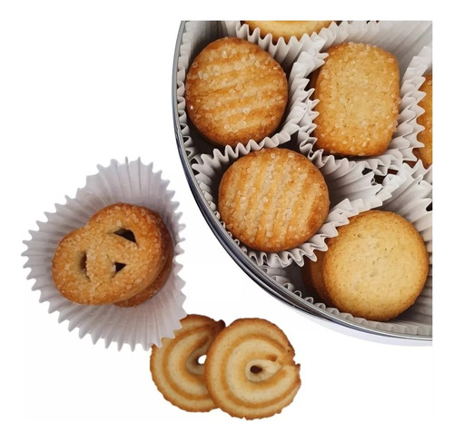 Galletas Navideñas Danesas First Choice Danish Cookies X 12u