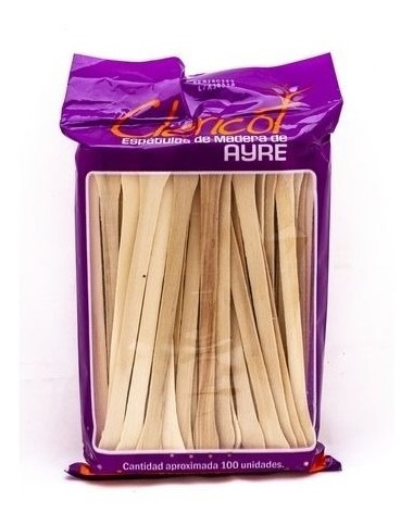 Espatula De Madera Ayre Descartable X 100 Unidades
