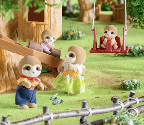 Sylvanian Families Fam. Perezosos. Ternurines,calico Critter