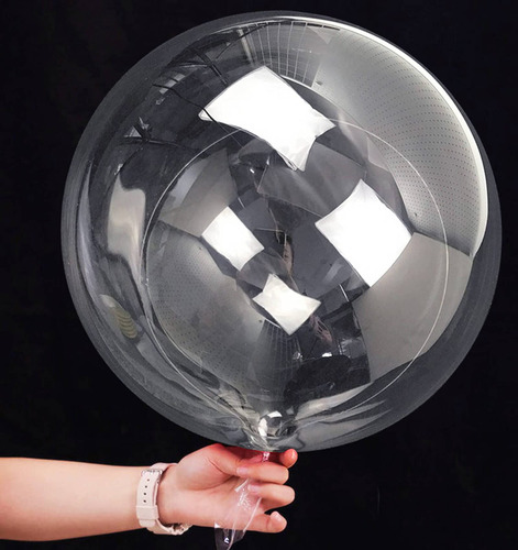 Globo Bobo 20 20 Transparente S Burbuja Para Decoracion