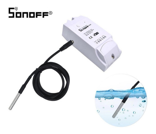 Imagen 2 de 7 de Sonoff Th16 Wifi Mide Temperatura Y Humedad Sensor Si7021