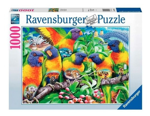 Ravensburger Puzzle 1000 P Colage Aves Supertoys Lomas