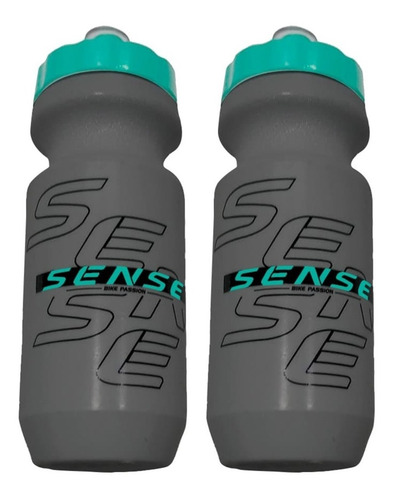 Imagem 1 de 4 de Par De Caramanholas Garrafinha Squeeze Sense Bike 2x 500 Ml
