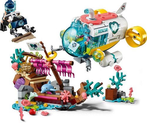 Lego Friends Mision De Rescate De Delfines 41378 363 Pzs