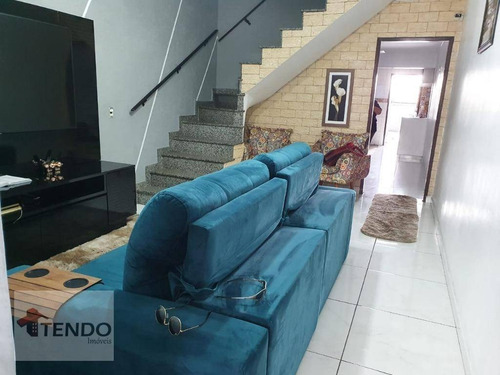 Imagem 3 de 21 de Imob01 - Sobrado 137 M² - Venda - 3 Dormitórios - Jardim Via Anchieta - São Bernardo Do Campo/sp - So0557