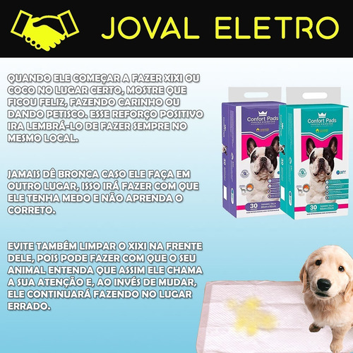 Imagem 5 de 10 de Kit 2 Tapete Higiênico Cachorro 80x60cm Confort Pads C/30 Un
