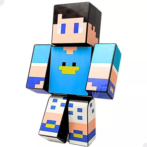 Boneco Minecraft Familia Arqueira Beto Gamer 25cm r