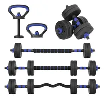 Comprar Mancuernas Ajustables Altera Pesas Rusas Barras Discos 15 Kg Color Azul