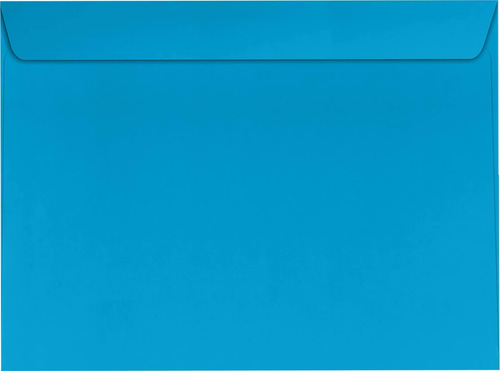Luxpaper 9 X 12 Sobres Tipo Folleto | Piscina Azul | 80 Libr