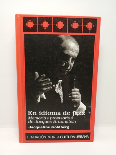 En Idioma De Jazz - Jacqueline Goldberg - Nuevo 