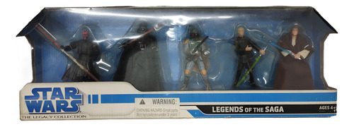Star Wars Pack Set De 5 Figuras ,darth Vader Luke Boba Fett