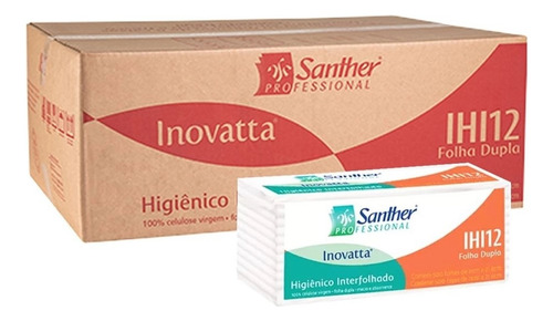 Papel Higiênico Folha Dupla Interfolhado Inovatta 48.000fls