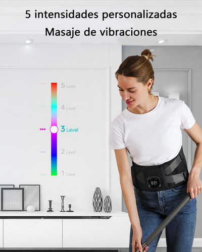 Masajeador De Espalda Inalámbrico Con Vibración Alljoy