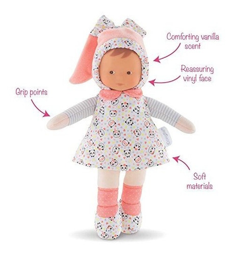 Corolle Mon Doudou Miss Happy Panda Juguete Baby Doll, Rosa