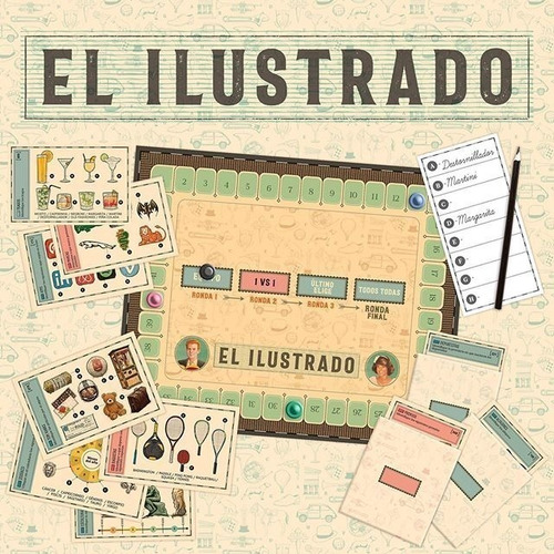 Imagen 2 de 6 de Juego De Mesa El Ilustrado Original Maldon