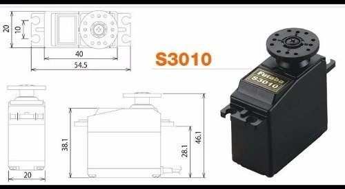 Servo Futaba S3010 Standard Original High-torque Aeromodelos