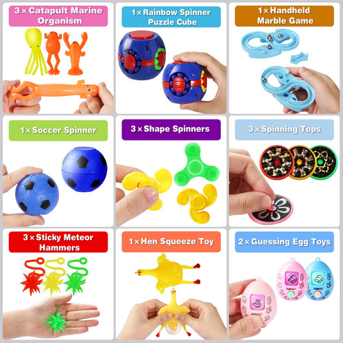 Juguetes Variados Resistentes Al Estrés Sensorial 72pcs