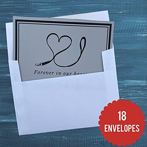 16 Tarjetas De Condolencias Para Mascotas Con Sobres (4,25 X