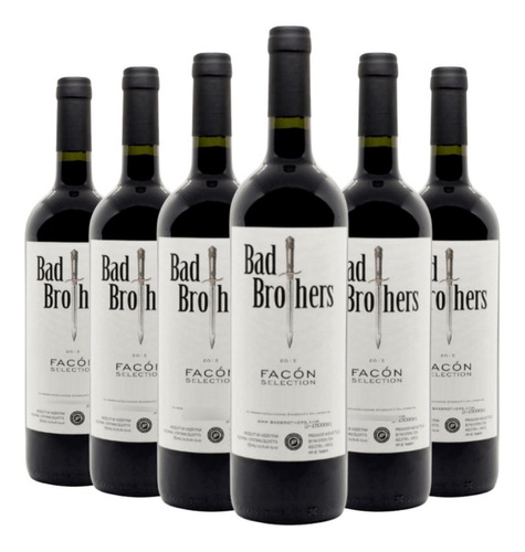 Vino Bad Brothers Facon Selection Bonarda Caja X 6 X 750ml.