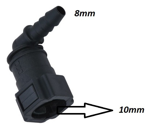 Engate Rápido Filtro Combustível Amarok 2.0 Diesel 10mm 90°