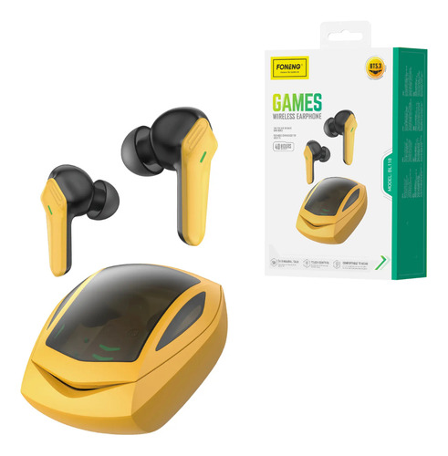 Auriculares Gamer Foneng Tws Bluetooth Base De Carga Bl118