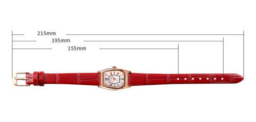 Reloj Casual Analogico Damas Skmei 1781 Correa Cuero Café