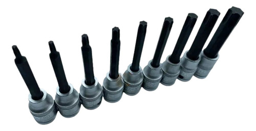 Set Juego De Dados Torx Profesional 9 Pzas De 100mm