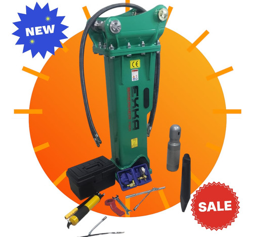 Martillo Hidraulico Exka 750 Nuevo Para Retroexcavadora