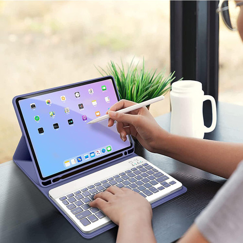 A1 Funda Teclado Mouse Ñ For Samsung Galaxy Tab A7 8.7