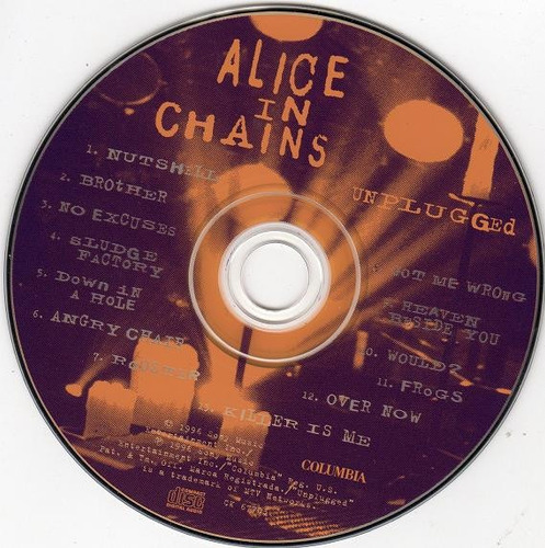 Alice In Chains - Mtv Unplugged Cd 1996 P78